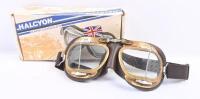 HALCYON: A vintage Halcyon mark 9 super jet goggles