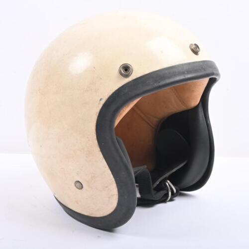 HELMET: A small vintage racing helmet, U.S & C.A.M.S approved 90.1.1966