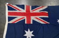 FLAG: A circa 1950s Evan & Evans Australian flag, 168cm high, 85cm wide&nbsp; - 2