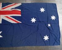 FLAG: A circa 1950s Evan & Evans Australian flag, 168cm high, 85cm wide&nbsp; - 3
