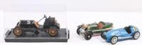 BRUMM: Three 'Brumm' 1:43 scale model cars, including a 1903 Fiat 'Gordon Bennett' a Talbot Lago T26C F1 and a 1923 Morgan 'Three Wheeler'.