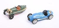 BRUMM: Three 'Brumm' 1:43 scale model cars, including a 1903 Fiat 'Gordon Bennett' a Talbot Lago T26C F1 and a 1923 Morgan 'Three Wheeler'. - 3