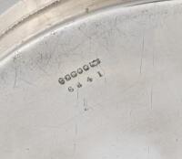 LE MANS 1929: An important Sterling Silver presentation tray produced by Bentley Motors Limited for the 1929 Le Mans victory [Richard Watney/Frank Clemens], 28cm diameter - 2