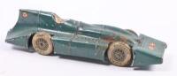 BLUEBIRD: A circa 1930s German Arnold tinplate clockwork 'Bluebird' land speed record car, 15cm long