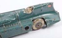 BLUEBIRD: A circa 1930s German Arnold tinplate clockwork 'Bluebird' land speed record car, 15cm long - 3
