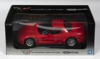 CHEVROLET CORVETTE: A&nbsp;1:18 scale&nbsp;2001 Chevrolet Corvette Z06 model, finished in torch red paintwork