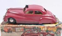 TRI-ANG: A excellent c1950s Tri-Ang Minic Clockwork Scale Model Buick Police Car with original box - 2