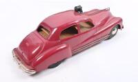 TRI-ANG: A excellent c1950s Tri-Ang Minic Clockwork Scale Model Buick Police Car with original box - 5