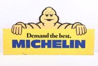 MICHELIN: A 1970s thick plastic&nbsp;'Demand the best, Michelin' advertising sign, 46cm high, 88cm wide - 2