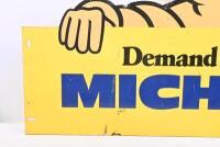 MICHELIN: A 1970s thick plastic&nbsp;'Demand the best, Michelin' advertising sign, 46cm high, 88cm wide - 3