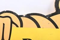 MICHELIN: A 1970s thick plastic&nbsp;'Demand the best, Michelin' advertising sign, 46cm high, 88cm wide - 5