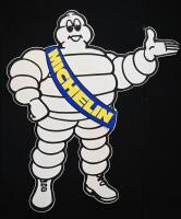 MICHELIN: A c1970s large original Michelin standing Bibendum figure, left facing 164 cm high.