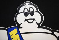 MICHELIN: A c1970s large original Michelin standing Bibendum figure, left facing 164 cm high. - 2