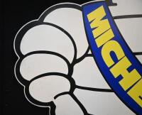 MICHELIN: A c1970s large original Michelin standing Bibendum figure, left facing 164 cm high. - 3