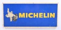 MICHELIN: A pair of 1970s original Michelin tyres rack signs, 40cm wide each. - 2