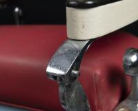 BARBERS CHAIR: A pair of heavy circa 1950s/1960s barbers chairs made by the 'Raynor Chair & Equipment Co' of South Melbourne - 5