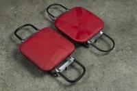BARBERS CHAIR: A pair of heavy circa 1950s/1960s barbers chairs made by the 'Raynor Chair & Equipment Co' of South Melbourne - 14