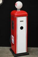 MOBIL: A restored industrial sized Gilbarco&nbsp;petrol pump in 'Mobilgas' livery, with 'Pegasus' globe affixed to top, 142cm high - 10