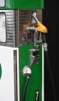 BP: A restored c1960s-1970s Wayne model 605 petrol bowser in BP livery, plastic BP shield logo globe affixed to top. Approx 184cm high - 8