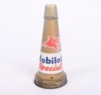 MOBIL: An original Mobiloil&nbsp;'Special' tin top oil pourer with dust cap