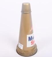 MOBIL: A original Mobiloil 'Special' tin top oil pourer with dust cap. - 5