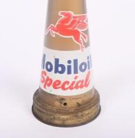 MOBIL: An original Mobiloil 'Special' tin top oil pourer with dust cap. - 2