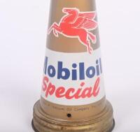 MOBIL: A original Mobiloil 'Special' tin top oil pourer with dust cap - 2