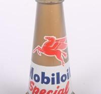 MOBIL: A original Mobiloil 'Special' tin top oil pourer with dust cap - 3