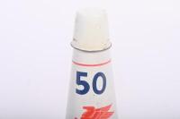 MOBIL: An original Mobiloil '50 BB' grade tin top oil pourer with dust cap. - 4