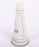 MOBIL: An original Mobiloil '50 BB' grade tin top oil pourer with dust cap. - 5