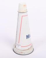 MOBIL: An original Mobiloil '50 BB' grade tin top oil pourer with dust cap. - 6