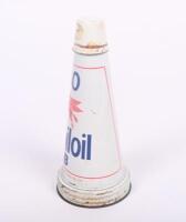 MOBIL: An original Mobiloil '50 BB' grade tin top oil pourer with dust cap. - 5