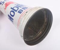 MOBIL: An original Mobiloil '50 BB' grade tin top oil pourer with dust cap. - 6