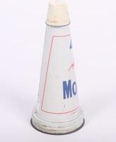 MOBIL: An original Mobiloil '40&nbsp;AF' grade tin top oil pourer with dust cap. - 5