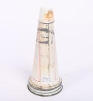 MOBIL: Two original Mobiloil '40&nbsp;AF' grade tin top oil pourers, each with dust caps - 3