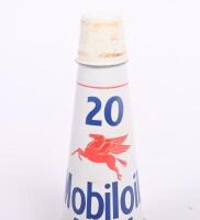 MOBIL: An original Mobiloil '20 Arctic' grade tin top oil pourer, with dust cap. - 3