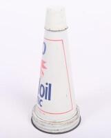 MOBIL: A original Mobiloil '20 Arctic' grade tin top oil pourer, with dust cap - 5