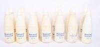 MOBIL: A collection of 14 circa 1980s Mobiland Universal one Quart plastic oil containers