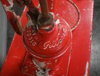 MOBIL OIL: A original Australian Mobil Oil highboy oil pump in Mobiloil 'BB SAE 50' livery, approx 130cm tall. - 7