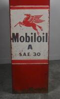 MOBIL: An original Mobil highboy oil pump in 'Mobiloil A SAE 30' livery, approx. 130cm high. - 2