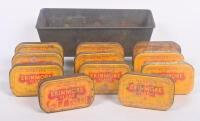 TINS: A collection of tins including eleven 'Murrary's Erinmore Flake' tobacco tins within a metal 'Willow' baking&nbsp;tin.