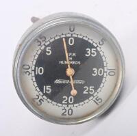 GAUGES: Two gauges including 80mph speedometer likely Motorcycle and one 'Stewart Warner' Tachometer. - 4