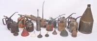 OILERS: A large collection of approx 20 hand held oilers