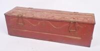 AMMO BOX: A 1941 British Army issued ammo/tool box, 69.5cm wide