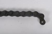 PIPE WRENCHES: Two vintage pipe Wrenches for large pipes, including Record No.233 for 3/4 to 4" pipe with chain, along with blue Vulcan No.12 Wrench also with chain. - 4