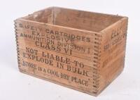 CARTRIDGE BOXES: Two vintage timber 'Sporting Cartridges' boxes each 37cm wide. - 5