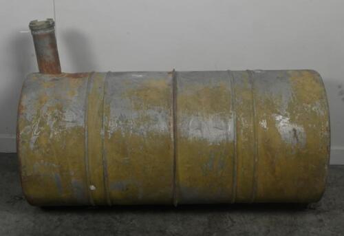FUEL TANK: A large early round fuel tank 84cm wide.