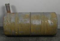 FUEL TANK: A large early round fuel tank 84cm wide.