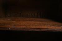 TIMBER CHEST: An excellent vintage timber chest made using two timber Vacuum Oil Company crates approx 53cm wide. - 5