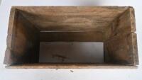 PLUME: Two vintage timber Plume Motor Spirit carrying boxes, with printed advertising to either side, each approx 53cm wide, 23cm deep 37cm high.&nbsp; - 9